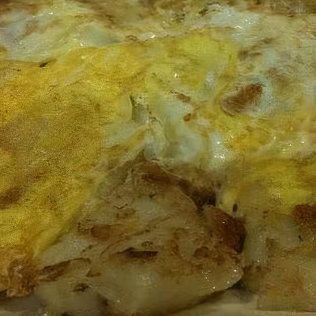 Fried Daikon Flour Cake.