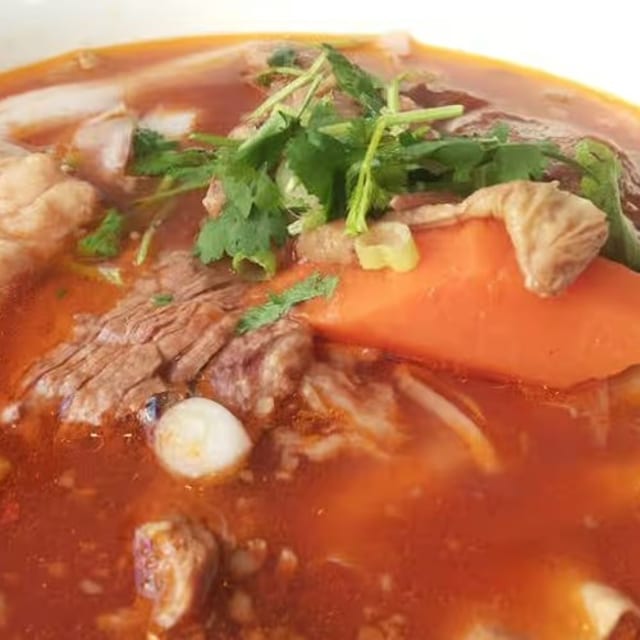 Beef Stew Noodle Soup.